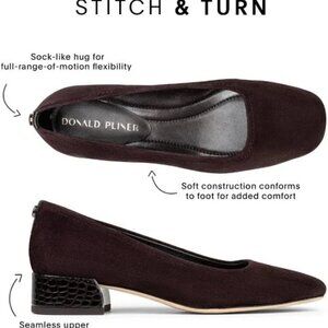 Donald Pliner Women’s Dreww Suede Pumps – Dark Brown, Size 9
